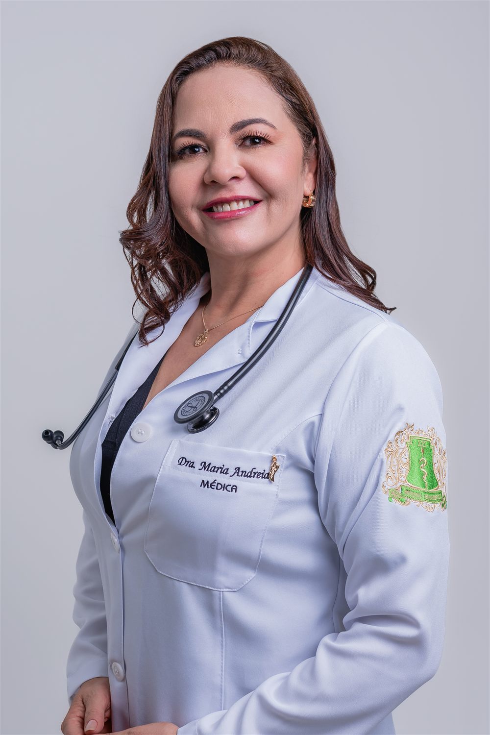 Dra. Maria Andréia Isidoro em seu consultório